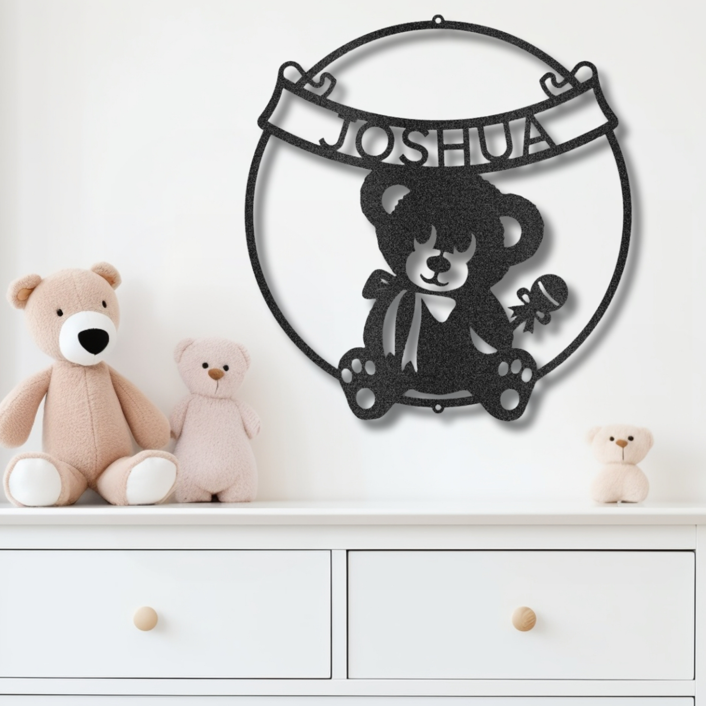 Customizable Teddy Banner