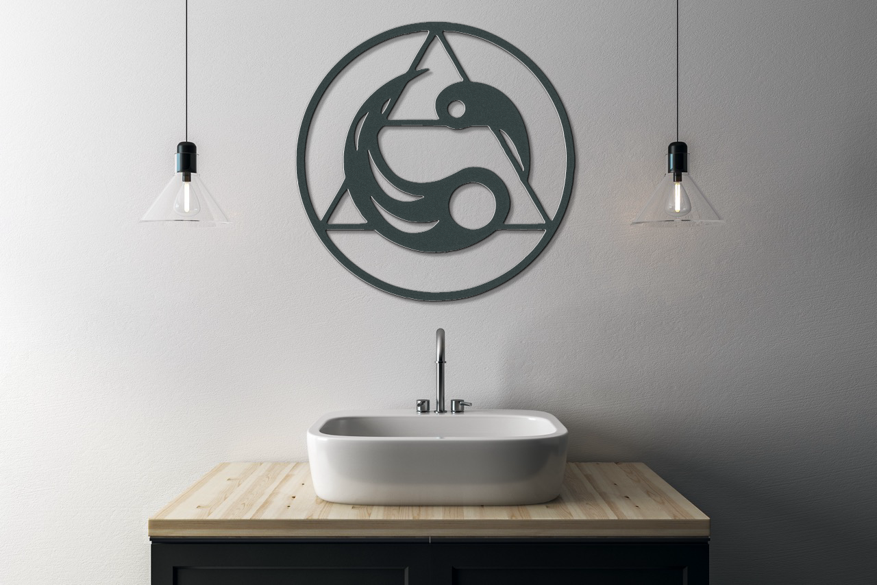 Air Element Metal Wall Sign