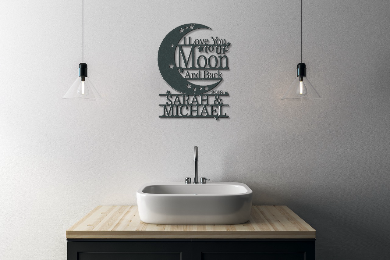 Customizable Moon and Back